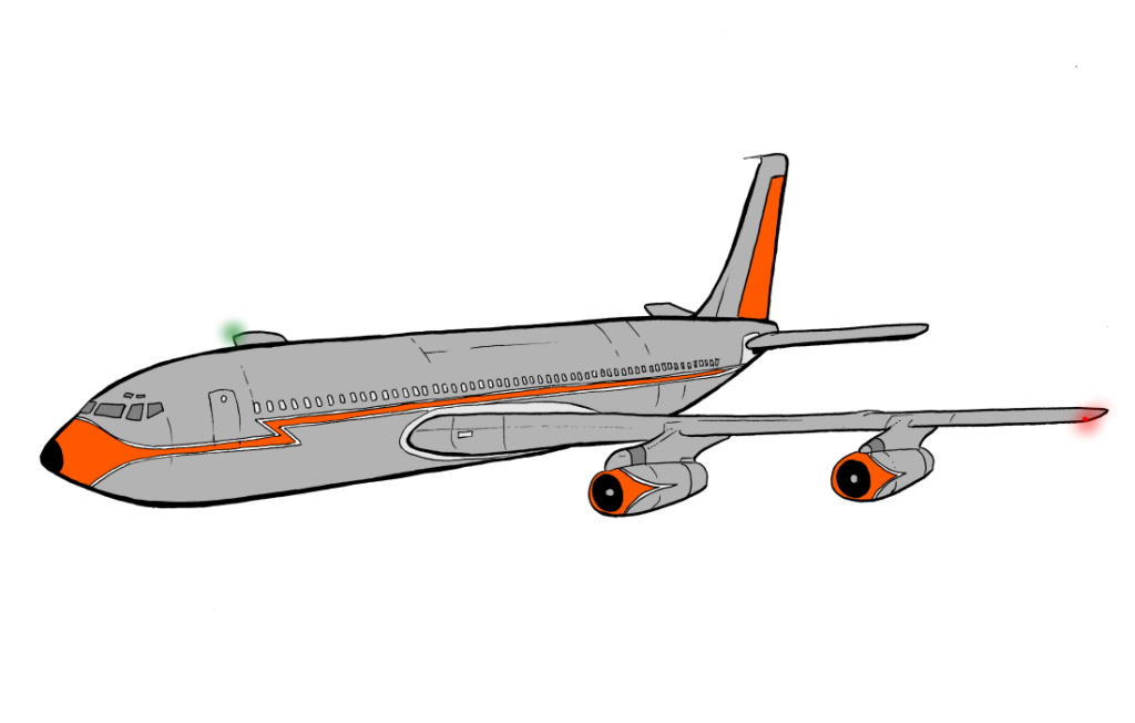 Boeing 707 airliner