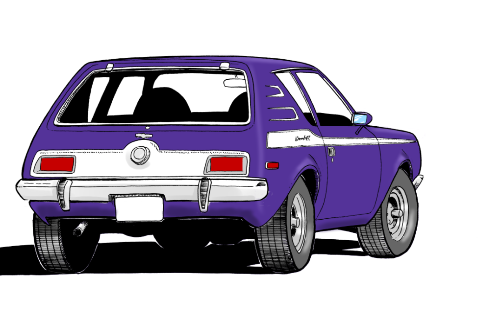AMC Gremlin  illustration rear view