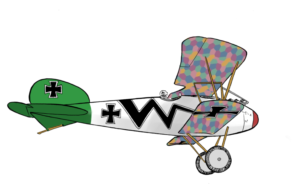 Albatross biplane WWI