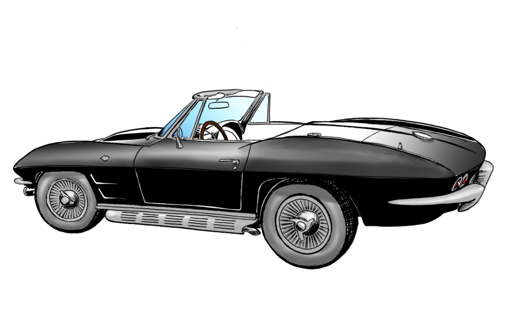 Corvette illustration