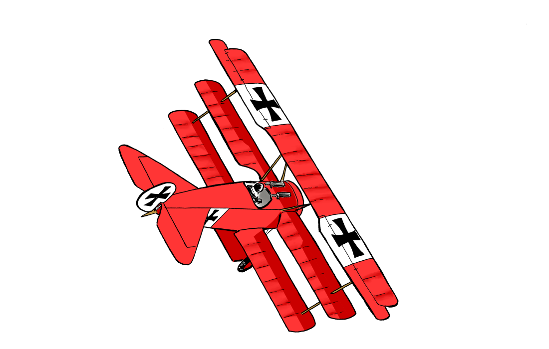 The Red Baron's Fokker Dr1 triplane