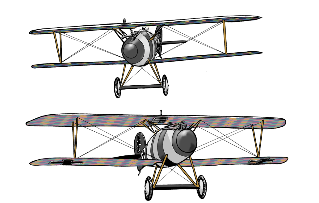 Albatross biplane WWI