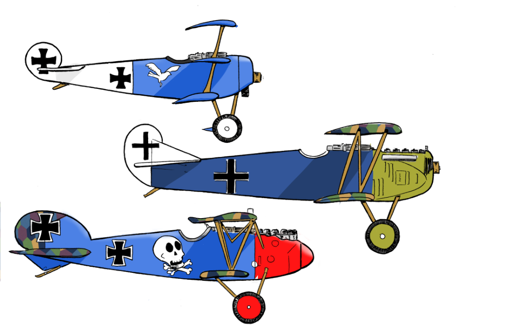 World War I WWI fighters profile