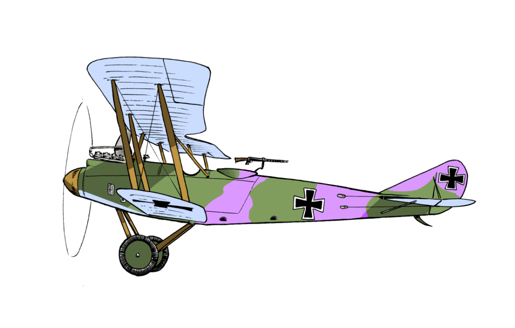 Rumpler Observation biplane WWI