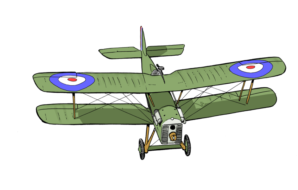 SE5a biplane WWI