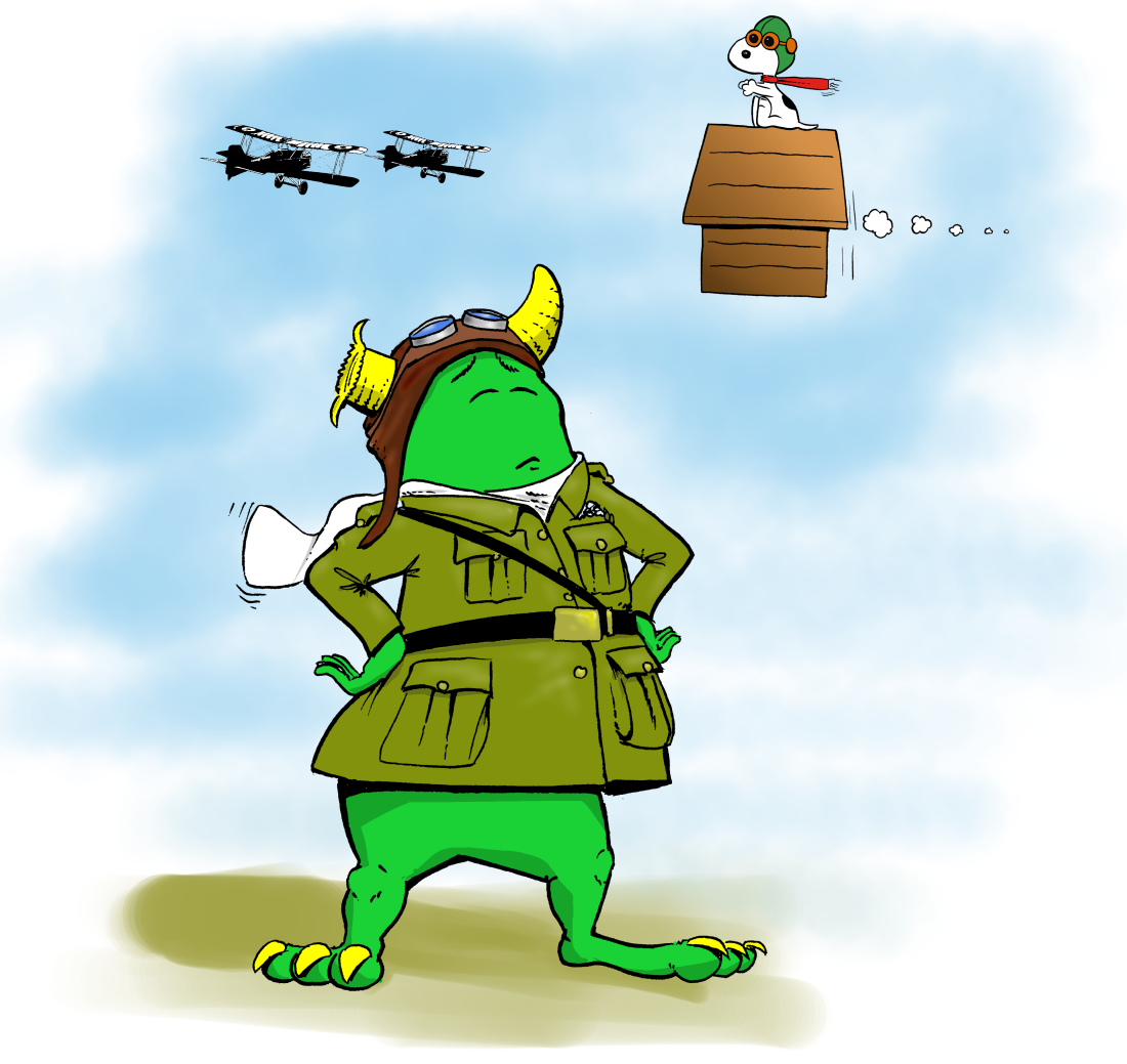 WWI Flyer Snoopy Fubar