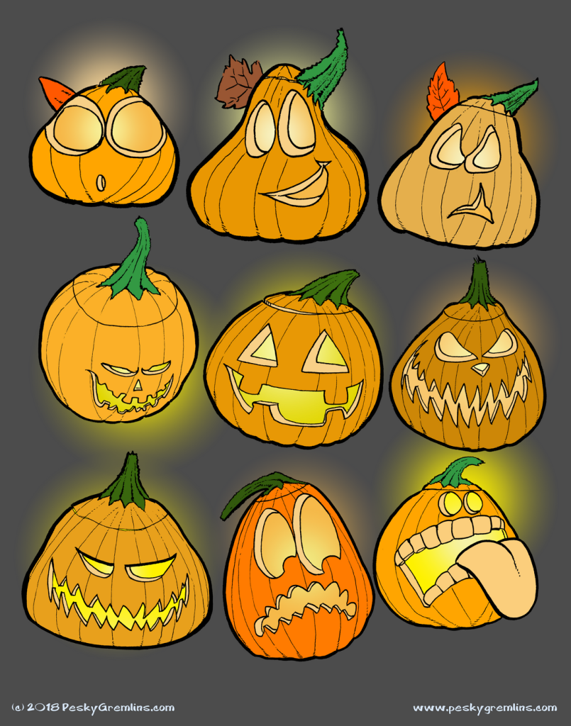 pumpkin patch jack-o-lantern