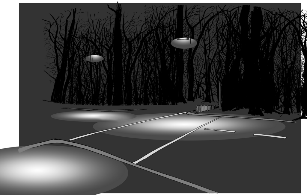 Scenery Spooky Street Corner
