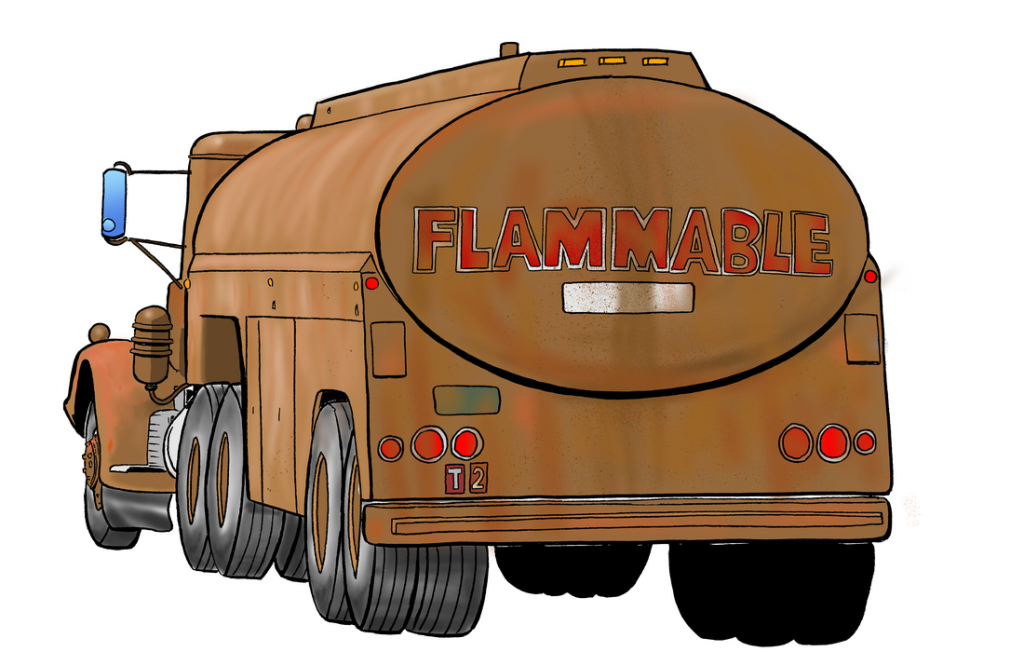 Peterbilt illustration rear view