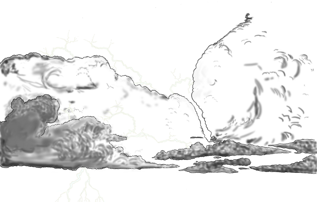 Scenery Storm cloud layer