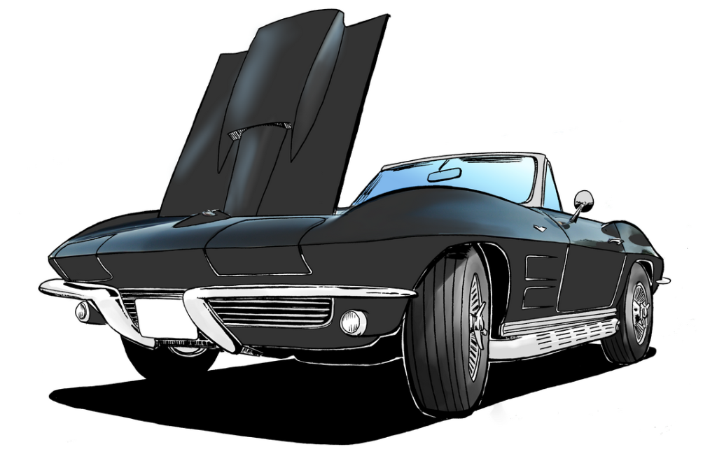 corvette illustration