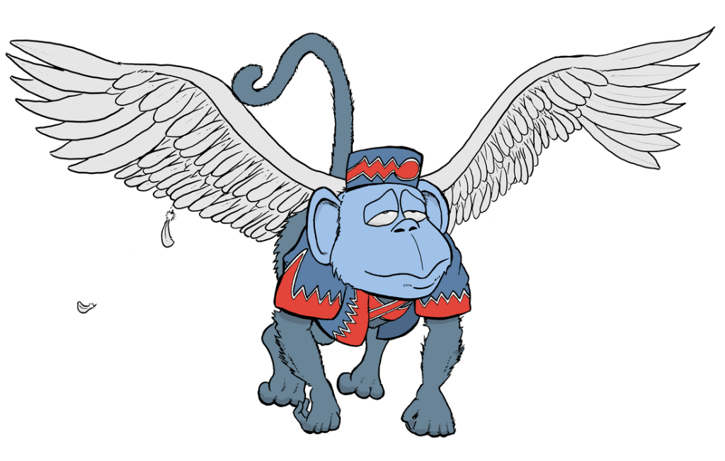 Nikko flying monkey