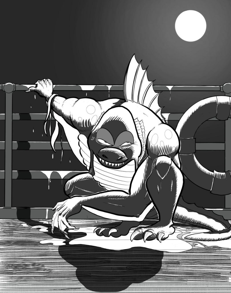 Jonny Quest Sea Haunt Monster Ink