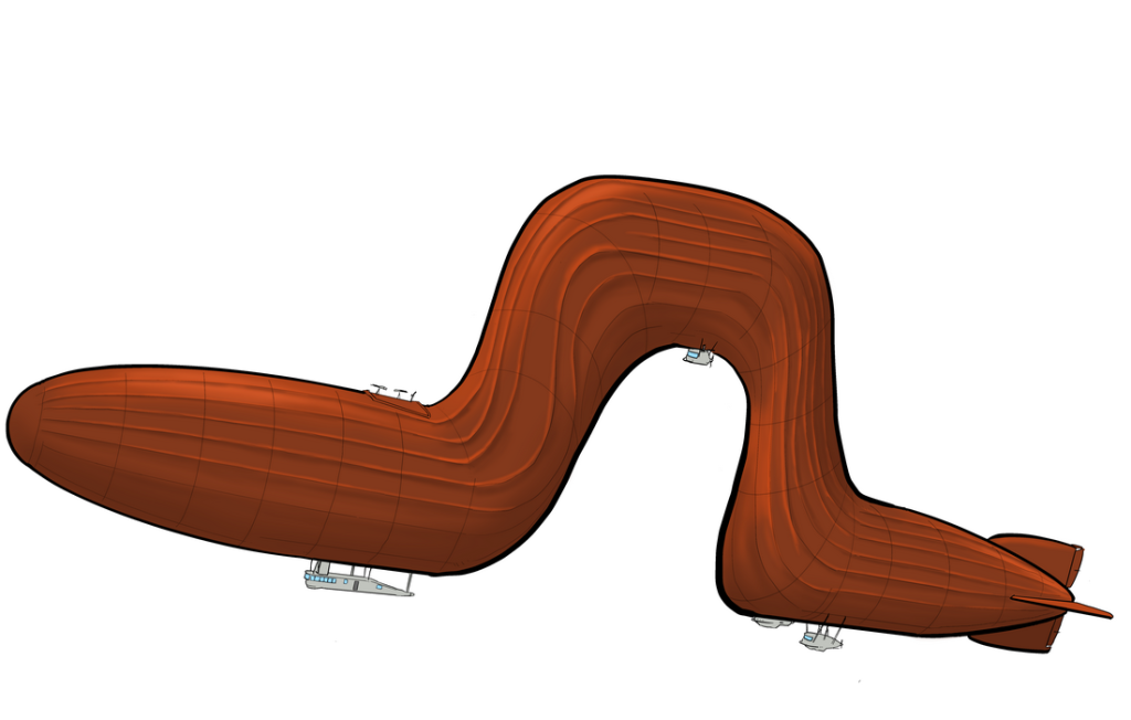 zeppelin FluggerSlinky flying slinky
