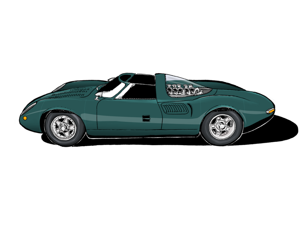 Jaguar XJ13 illustration