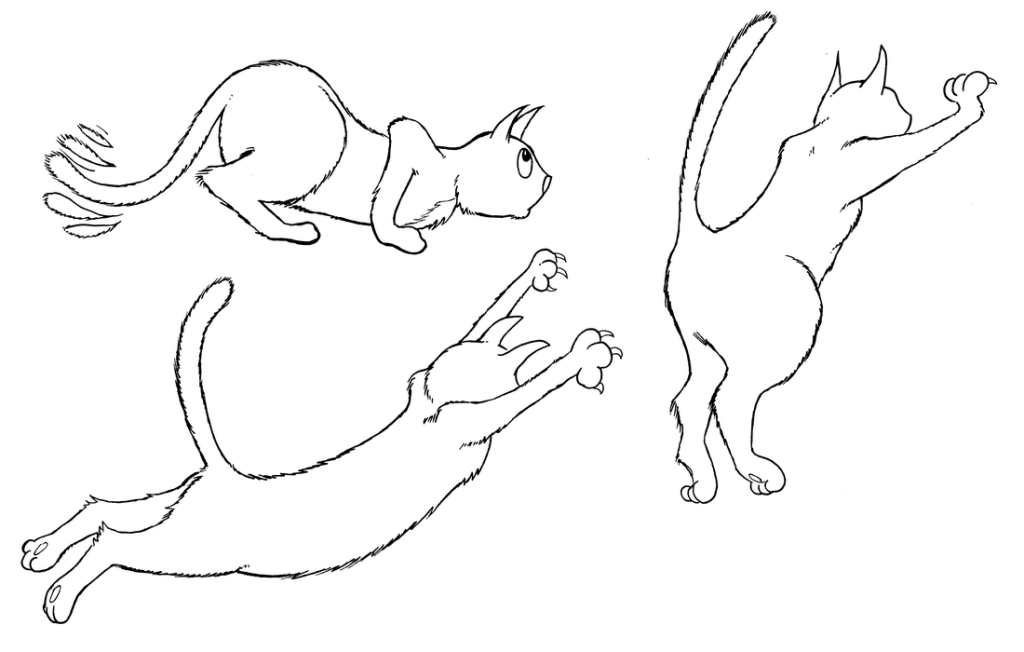 Trouble cat ink