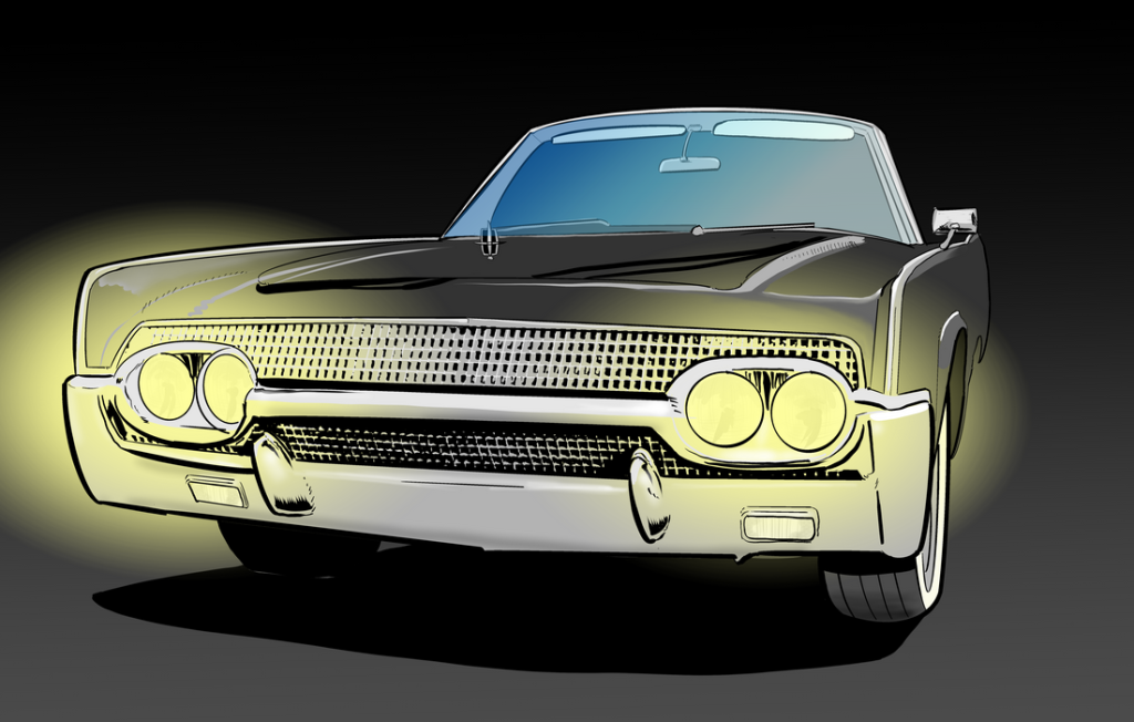 Lincoln Continental illustration
