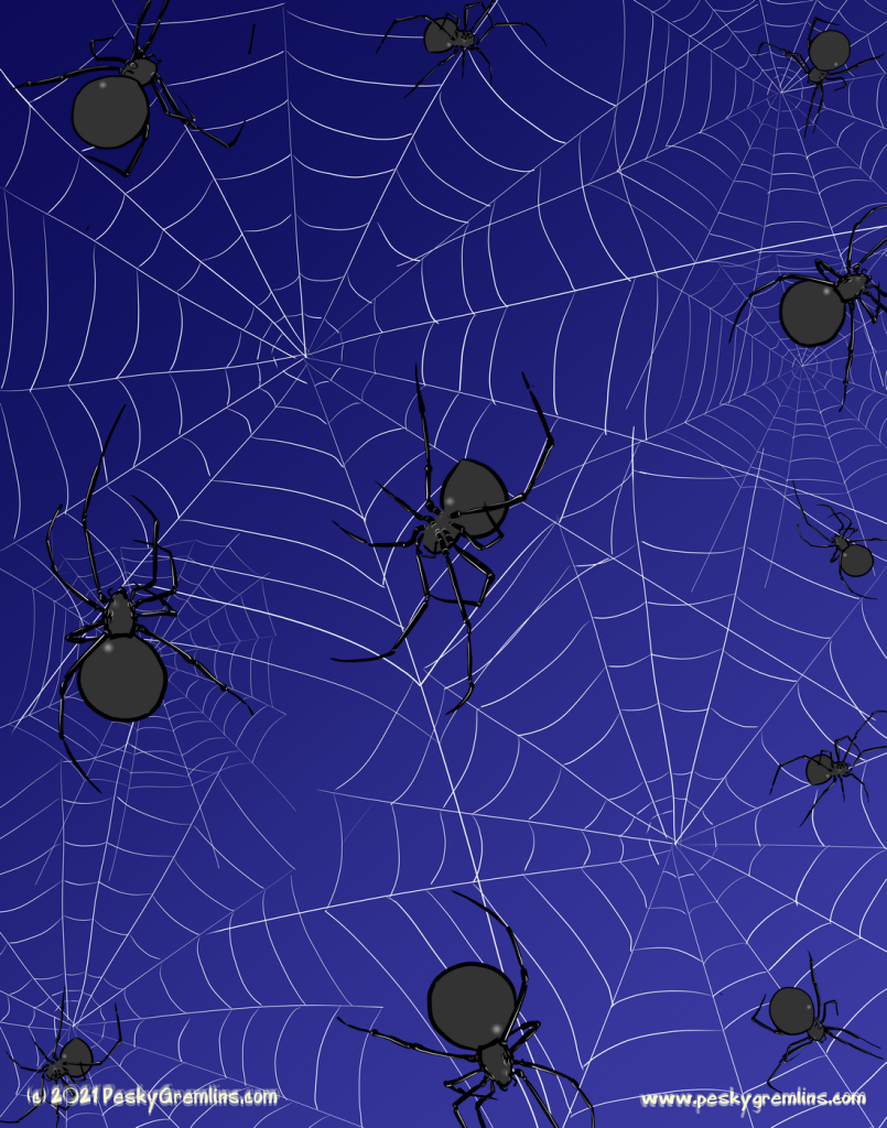Spooky Background Spiderweb