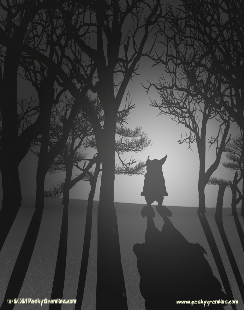 Spooky Background Haunted Forest