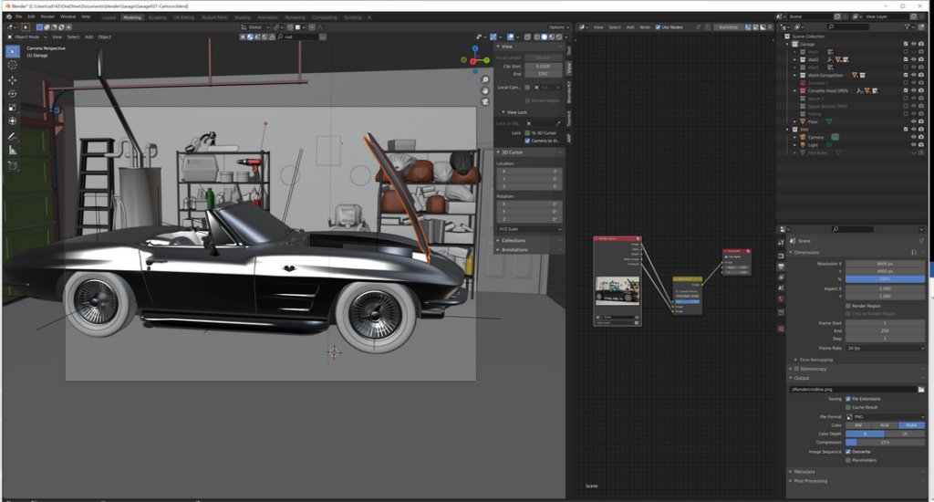 corvette render