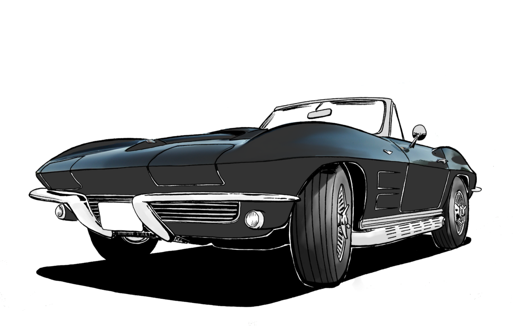 Corvette Illustartion