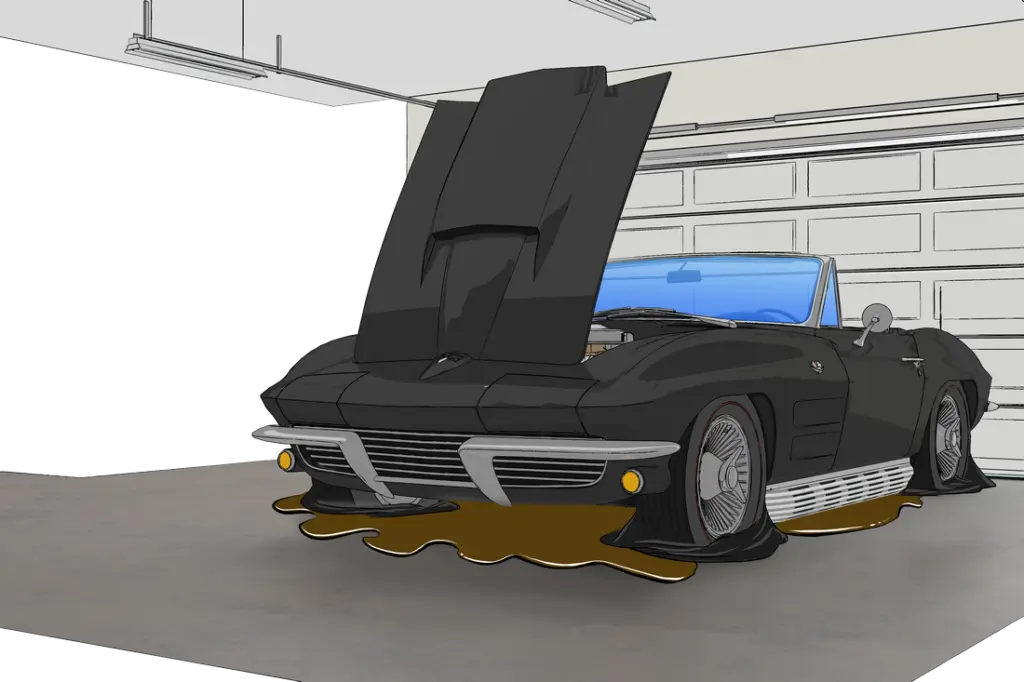 corvette cartoon render plus