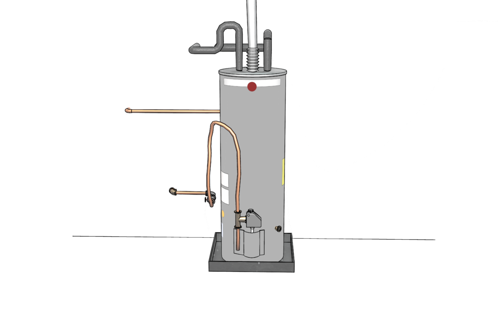 water heater cartoon