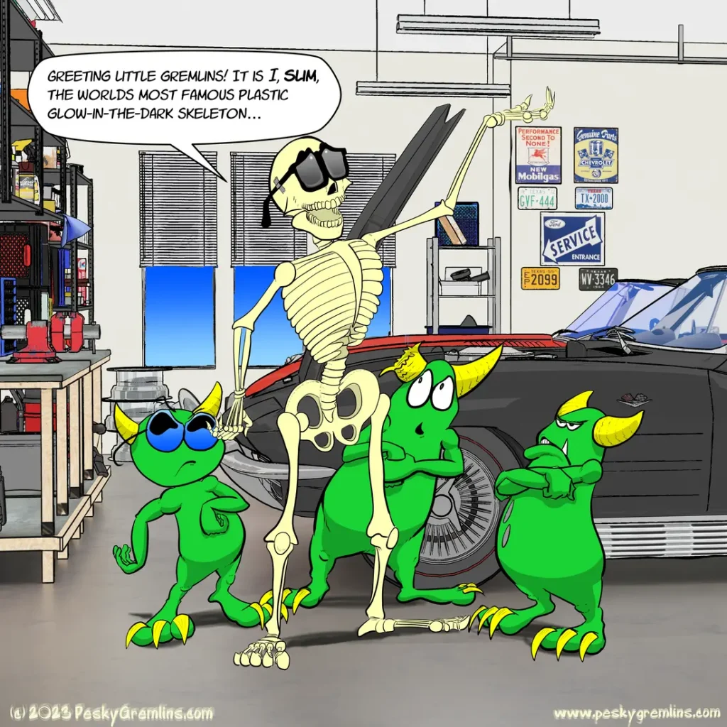Glow-in-the-Dark Skeleton