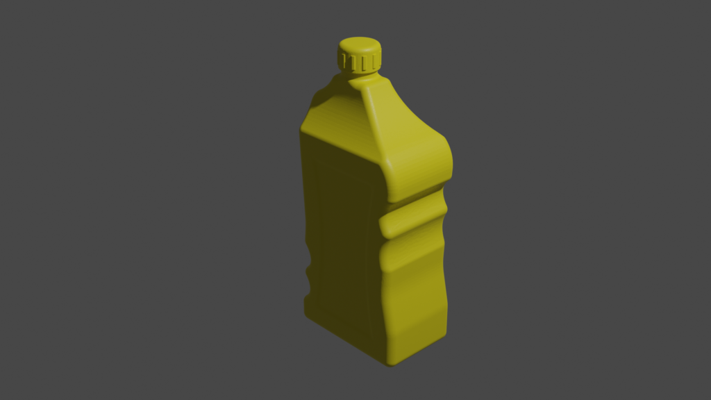 plastic bottle render