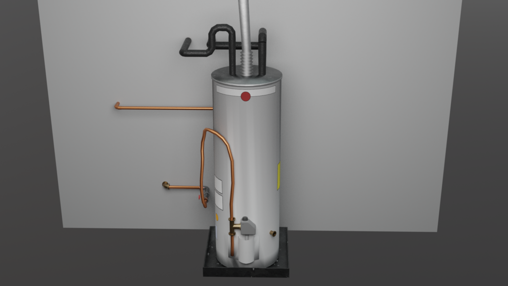 water heater render