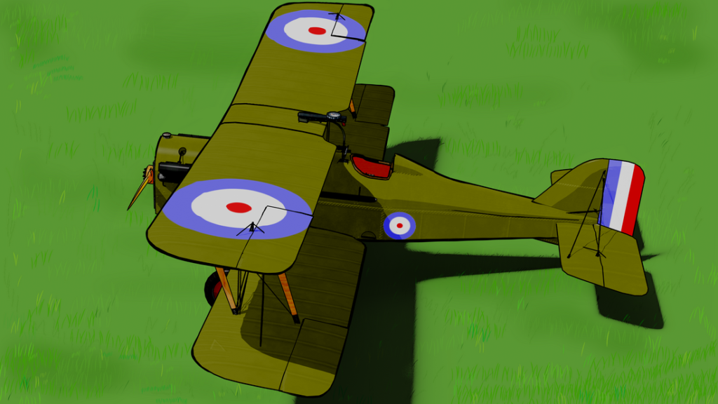Se5a Biplane World War I WWI aircraft
