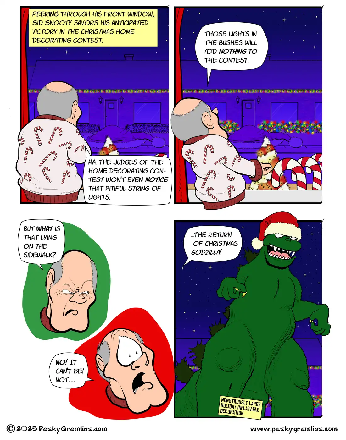 Return of Christmas Godzilla